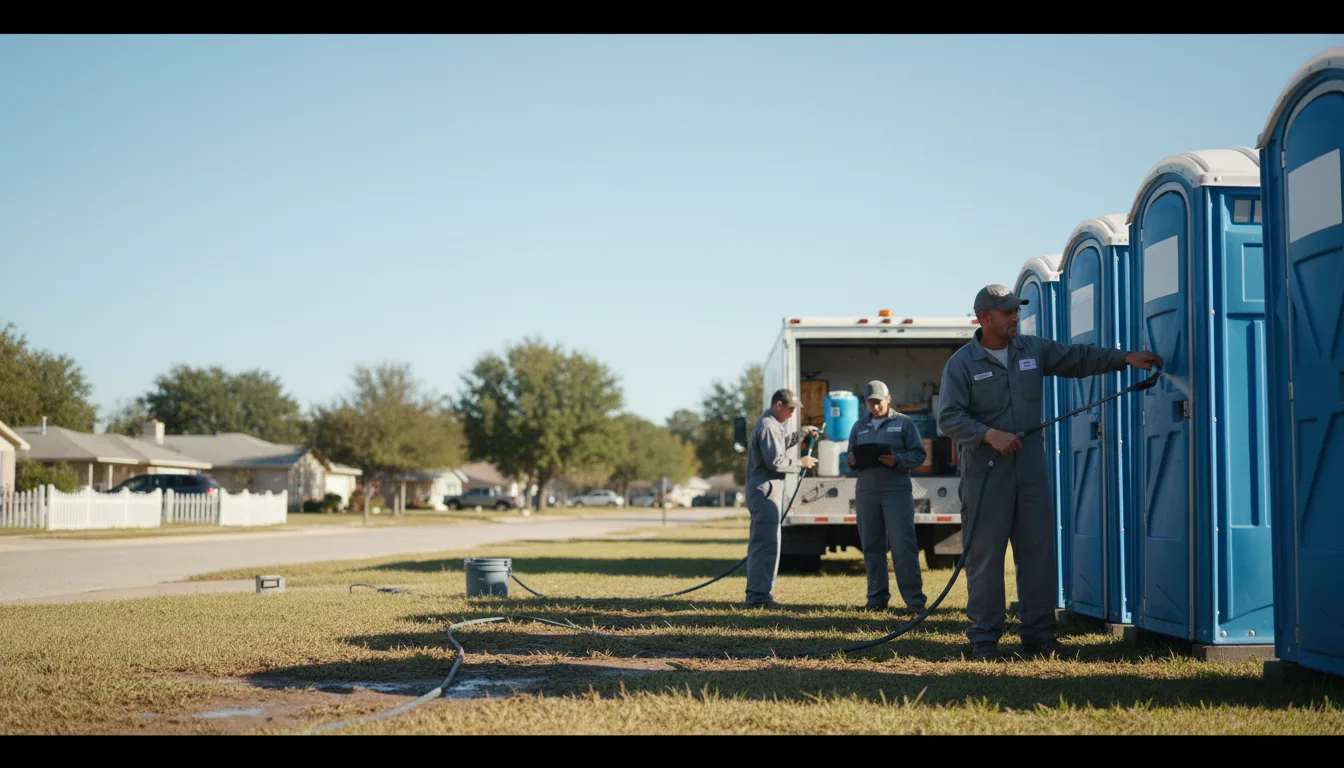Long-Term Portable Toilet Rental in Grapevine, AR near me
